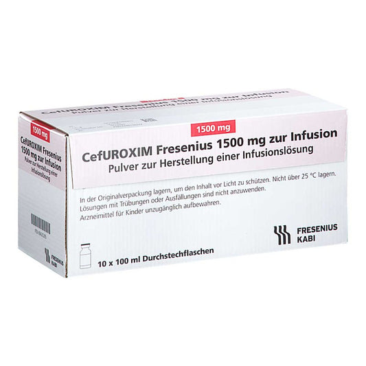 Cefuroxim Fresenius 1500 Mg Zur Infusion Pif (10 stk)