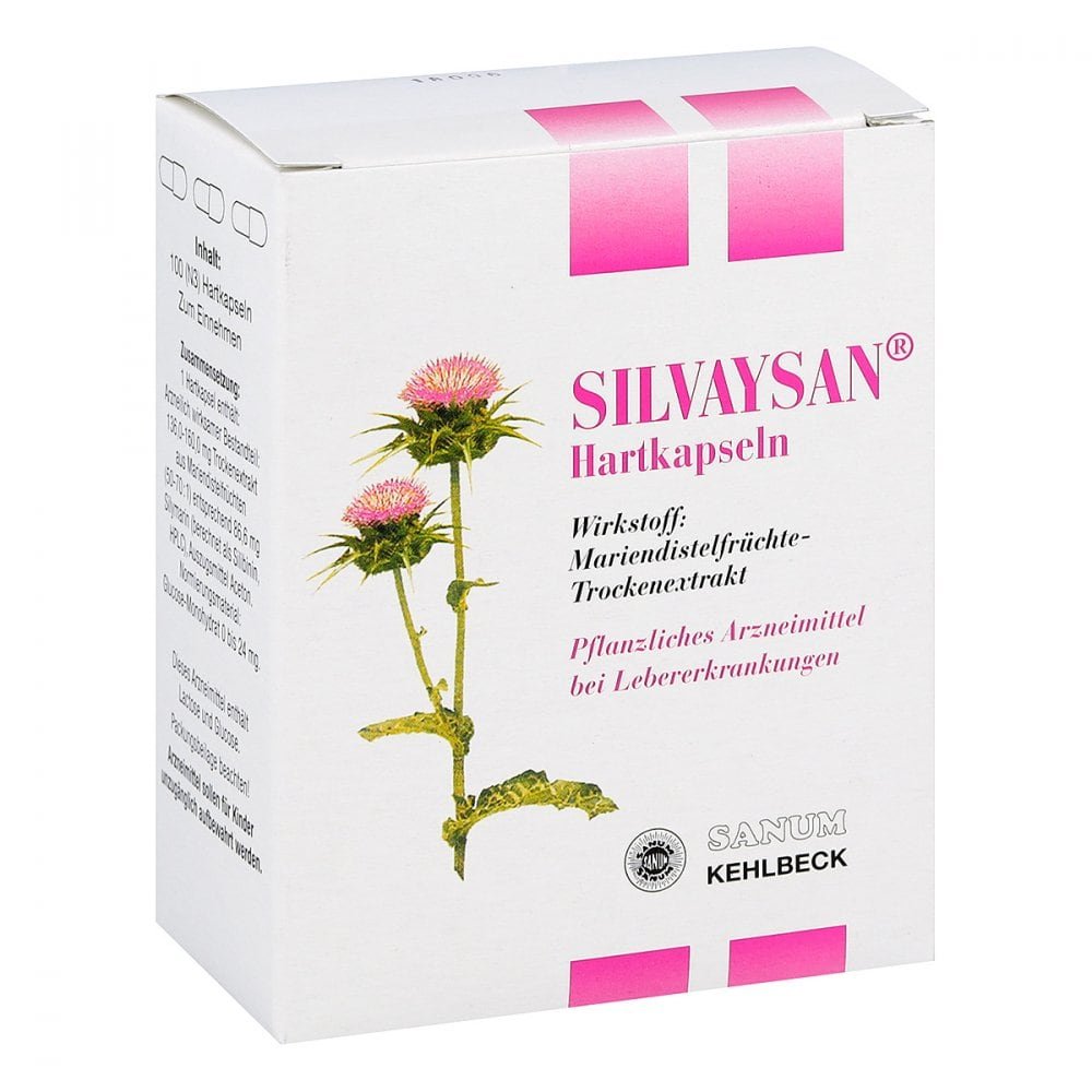 Das Produktfoto zeigt Silvaysan Kapseln (100 stk) PZN 08440508