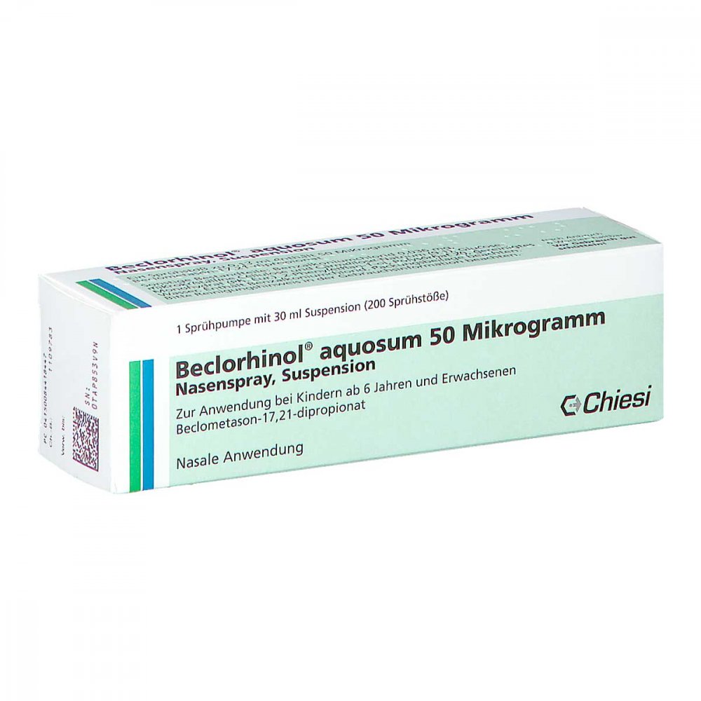 Beclorhinol Aquosum 50μg Nasenspr.Susp.200 Sprühst (1X30 ml)