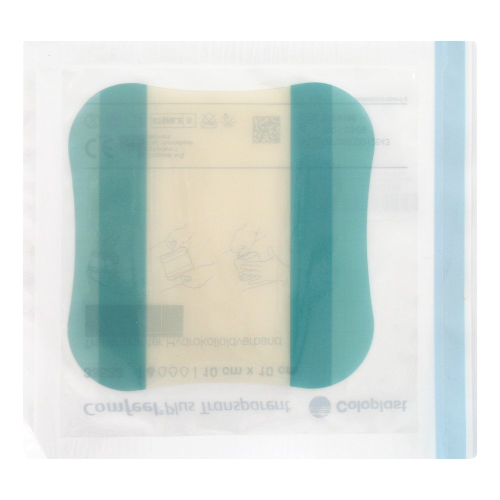 Das Produktfoto zeigt Comfeel Plus Transp.Hydrokolloidverb.10x10 Cm 3533 (1 stk) PZN 08442789