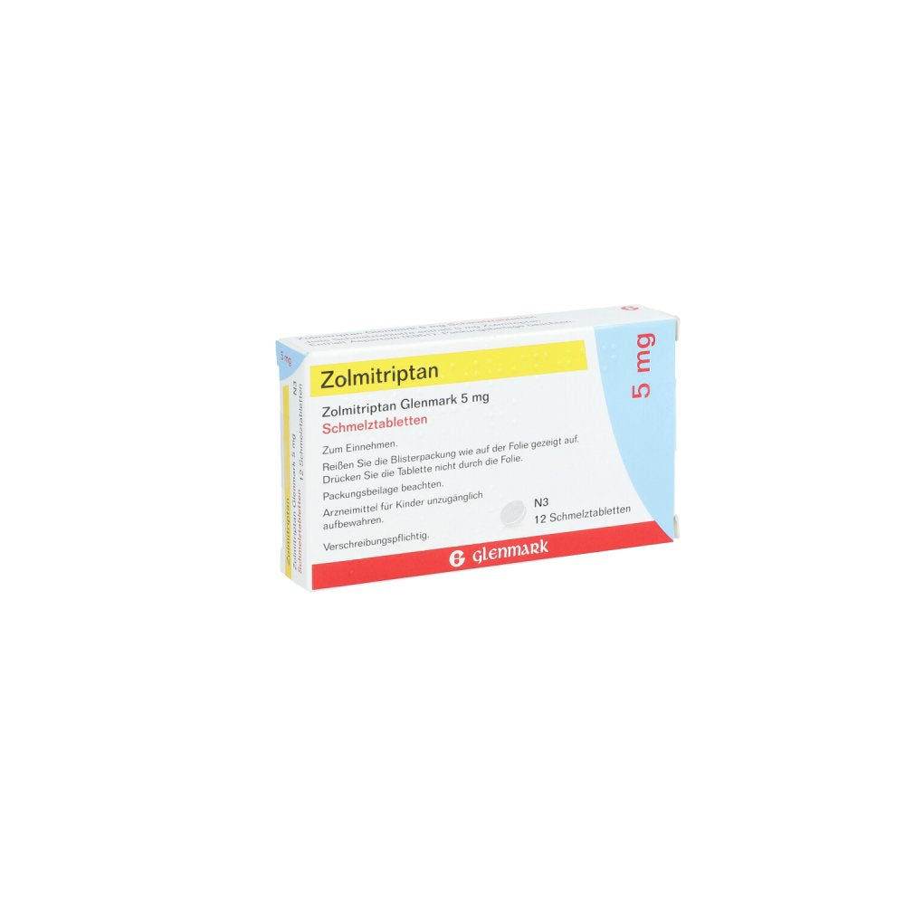 Zolmitriptan Glenmark 5 Mg Schmelztabletten (12 stk)