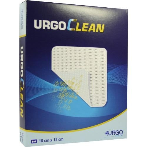 Das Produktfoto zeigt Urgoclean Kompressen 10x12 Cm (10 stk) PZN 08456277