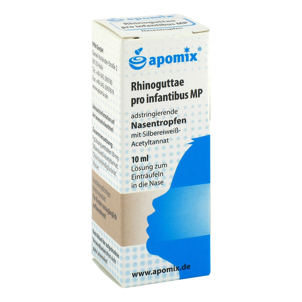 Das Produktfoto zeigt Rhinoguttae Pro Infantibus Mp Nasentropfen (10 ml) PZN 08458106