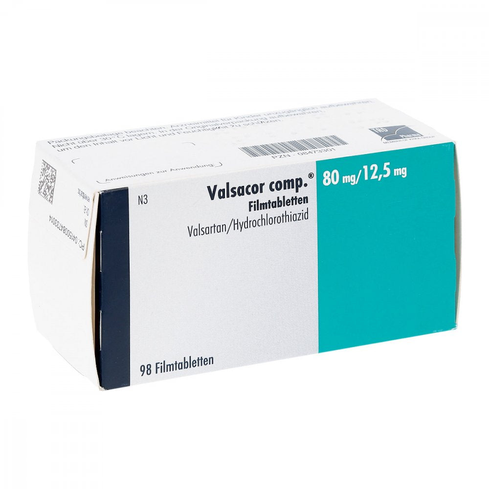 Valsacor Comp.80 Mg/12,5 Mg Filmtabletten (98 stk)