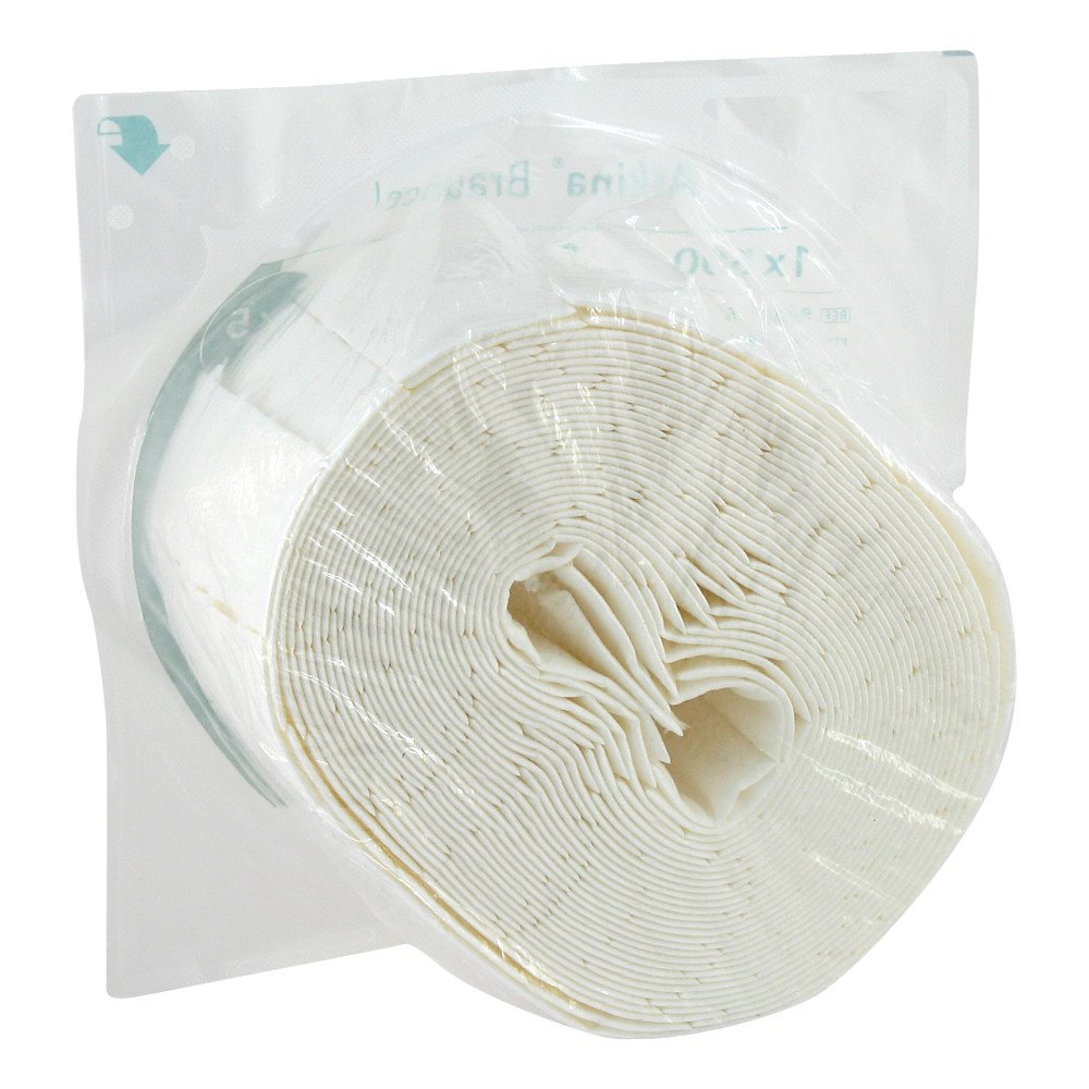 Das Produktfoto zeigt Askina Brauncel 4x5 Cm Zellstofftupfer (500 stk) PZN 08473637