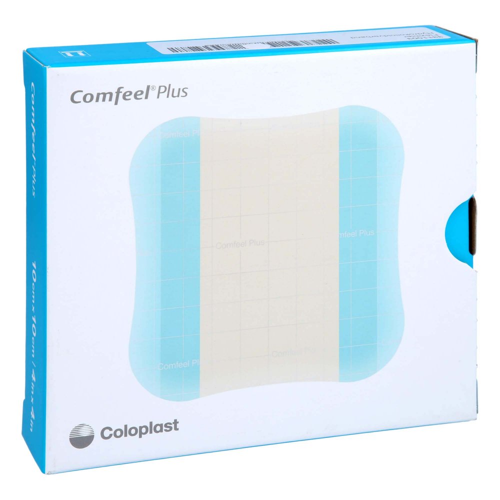 Das Produktfoto zeigt Comfeel Plus Flexibler Wundverb.10x10 Cm 3110 (10 stk) PZN 08482091