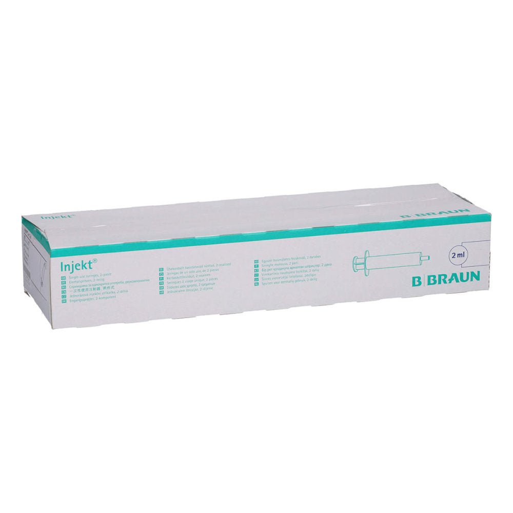 Braun Injekt Spritze 2 Ml Luer Zentrisch (100X2 ml)