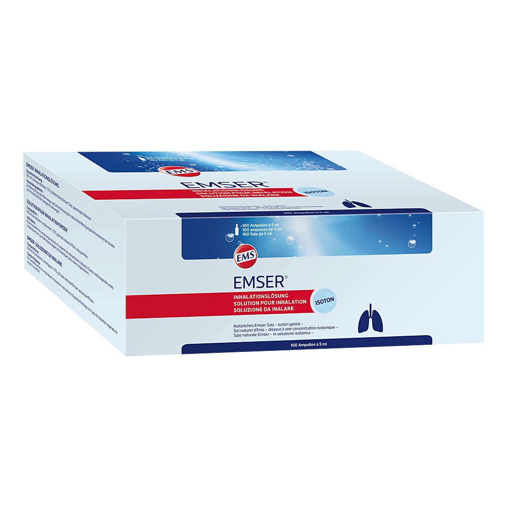 Das Produktfoto zeigt Emser Inhalationslösung (100 stk) PZN 08491747
