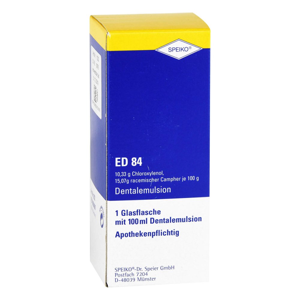 Das Produktfoto zeigt Ed 84 Emulsion (100 ml) PZN 08501687