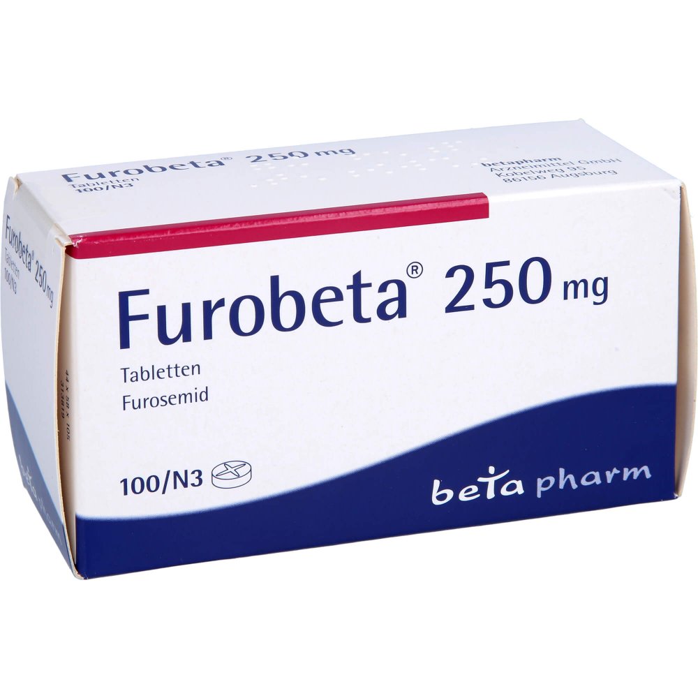 Das Produktfoto zeigt Furobeta 250 Tabletten (100 stk) PZN 08516660