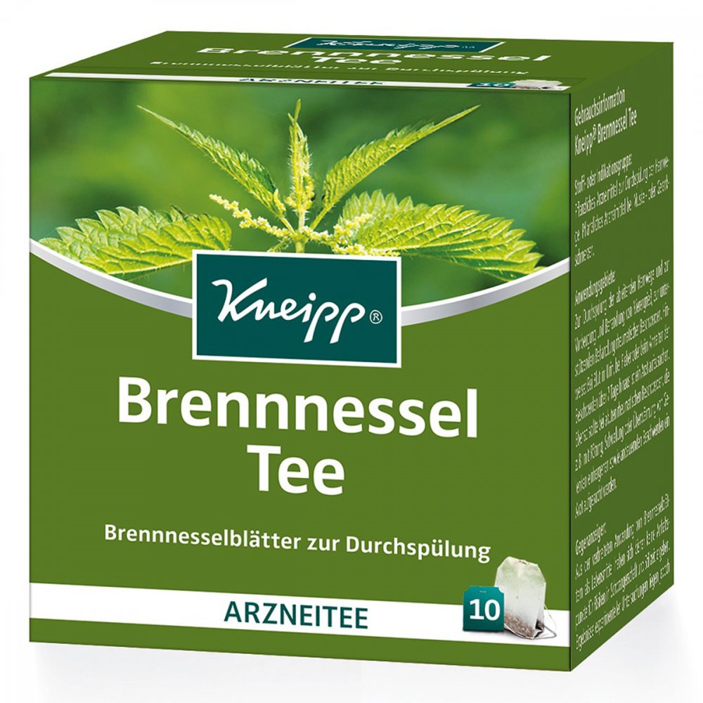 Das Produktfoto zeigt Kneipp Tee Brennessel Filterbeutel (10 stk) PZN 08518417