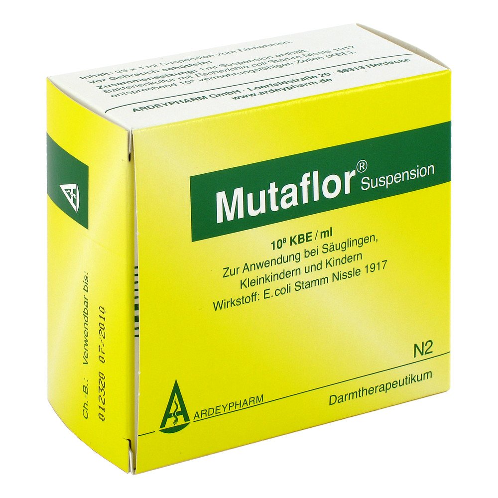 Das Produktfoto zeigt Mutaflor Suspension (25X1 ml) PZN 08522985