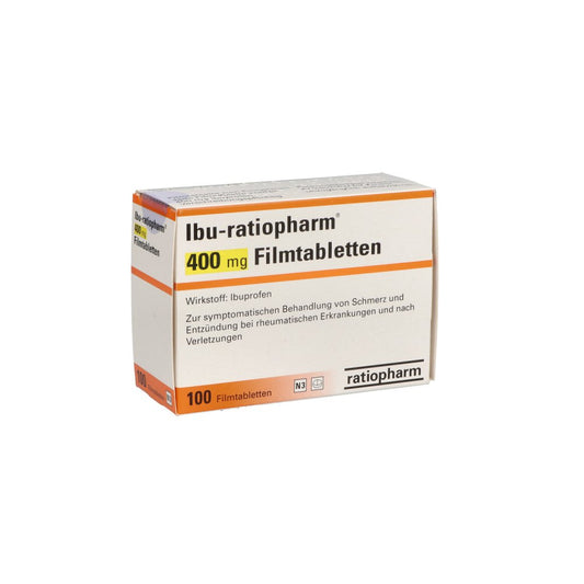 Ibu-Ratiopharm 400 Mg Filmtabletten (100 stk)