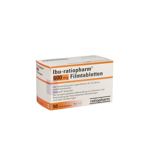 Ibu-Ratiopharm 600 Mg Filmtabletten (50 stk)