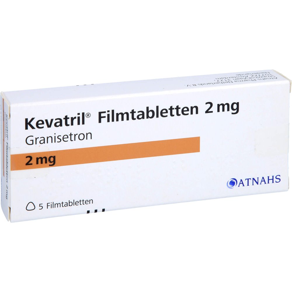 Das Produktfoto zeigt Kevatril 2 Mg Filmtabletten (5 stk) PZN 08532653