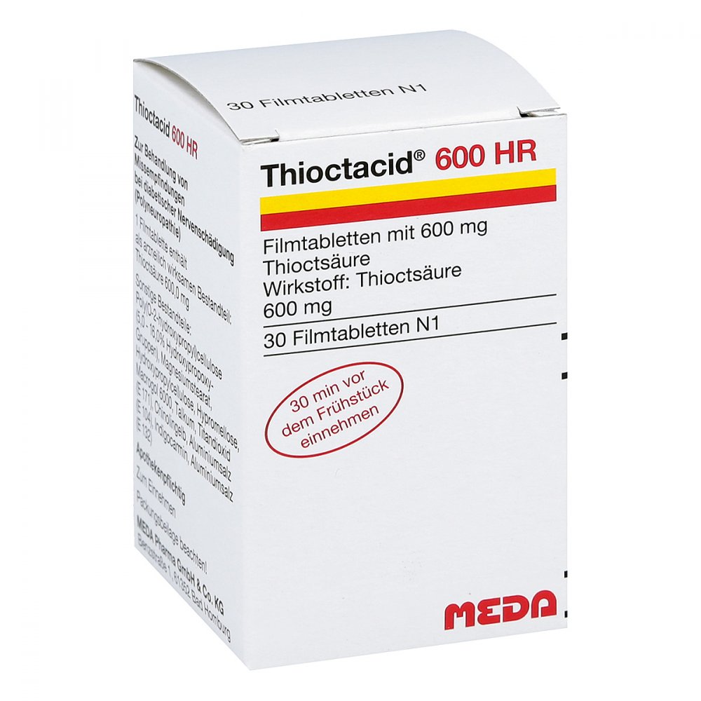 Thioctacid 600 Hr Filmtabletten (30 stk)