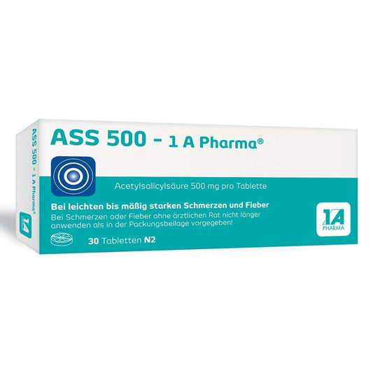 Ass 500-1a Pharma Tabletten (30 stk)