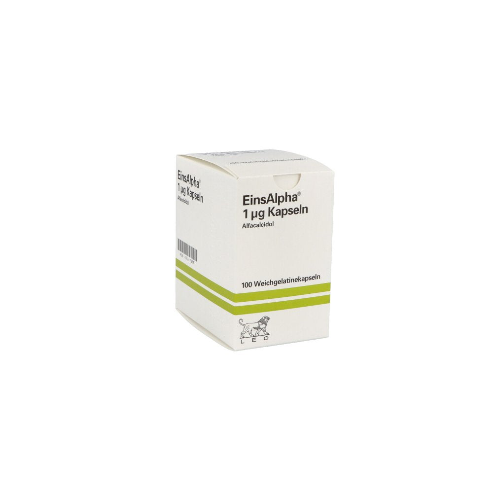Das Produktfoto zeigt Einsalpha 1 Μg Kapseln (100 stk) PZN 08617875