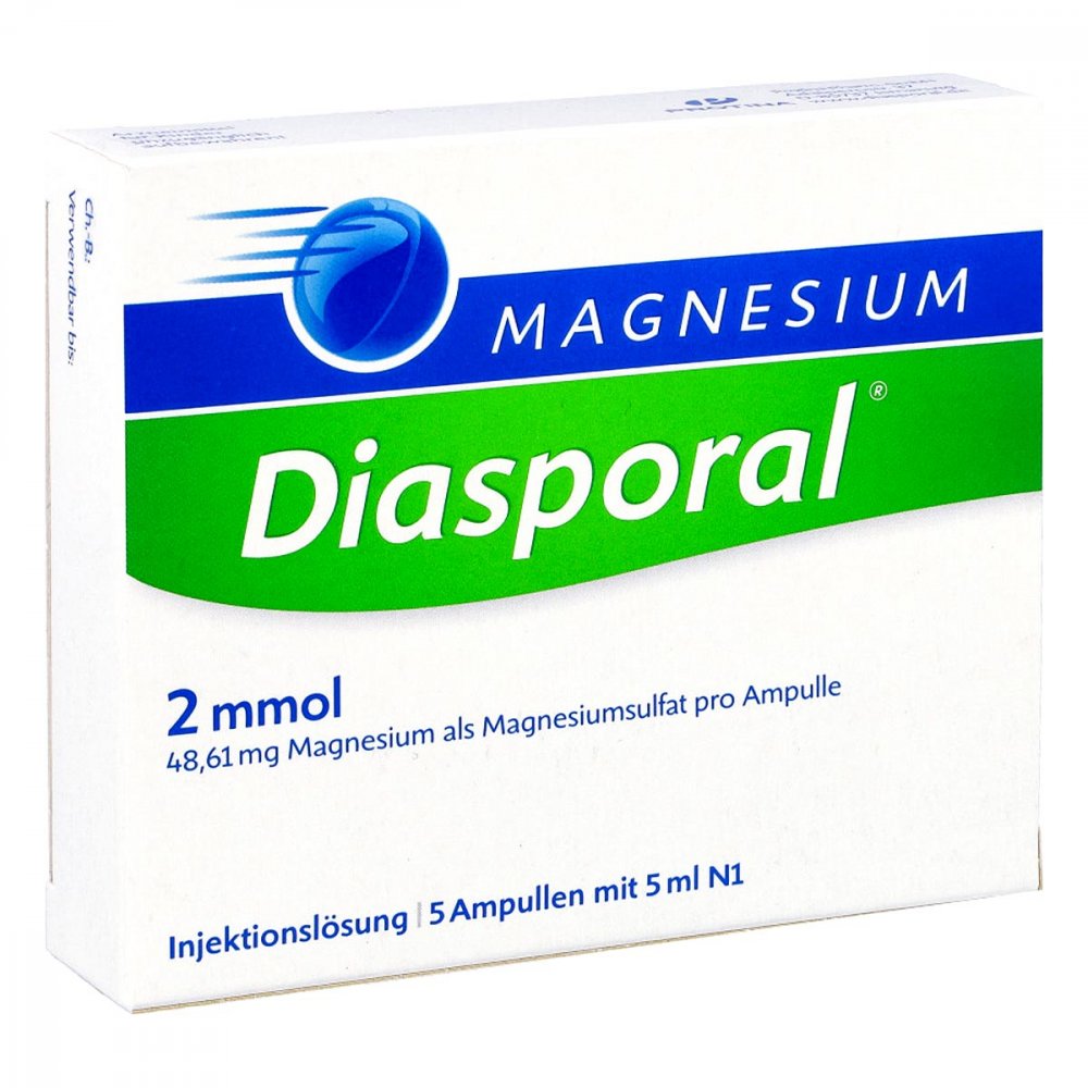 Magnesium Diasporal 2 Mmol Ampullen (5X5 ml)