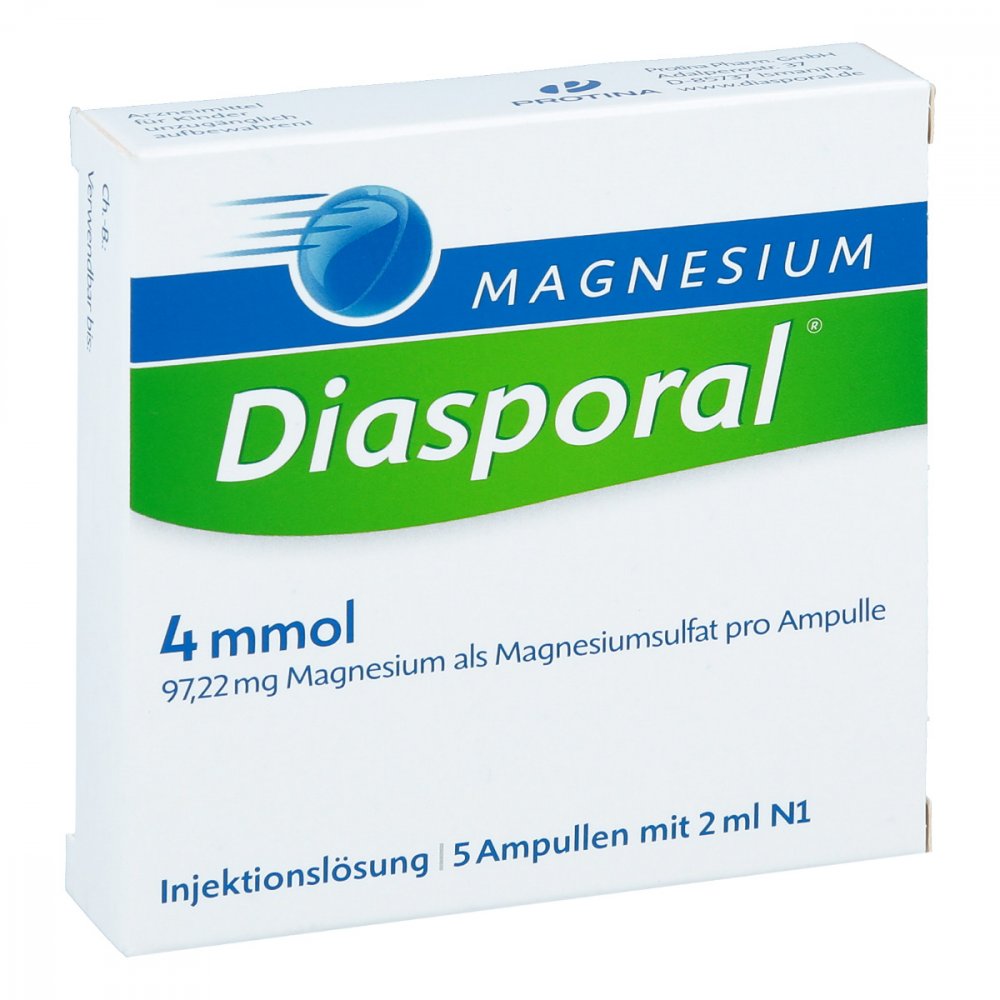 Magnesium Diasporal 4 Mmol Ampullen (5X2 ml)