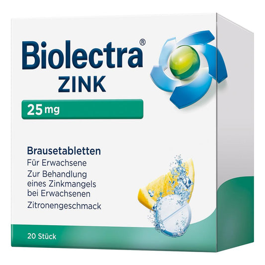 Biolectra Zink Brausetabletten (20 stk)