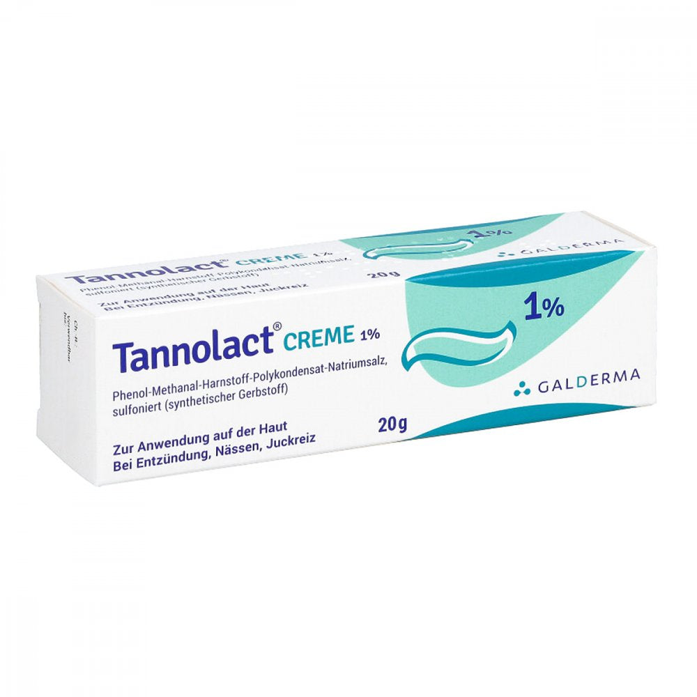 Das Produktfoto zeigt Tannolact Creme (20 g) PZN 08665644