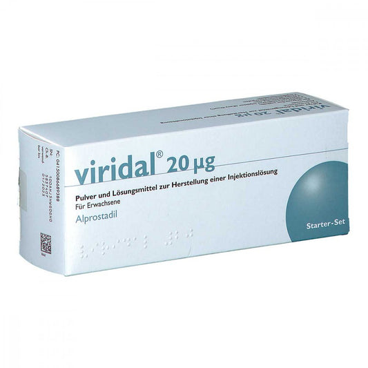 Das Produktfoto zeigt Viridal 20 Μg Starter-Set Applik.+ 2 Karpulen Pli (1 Pck) PZN 08668938