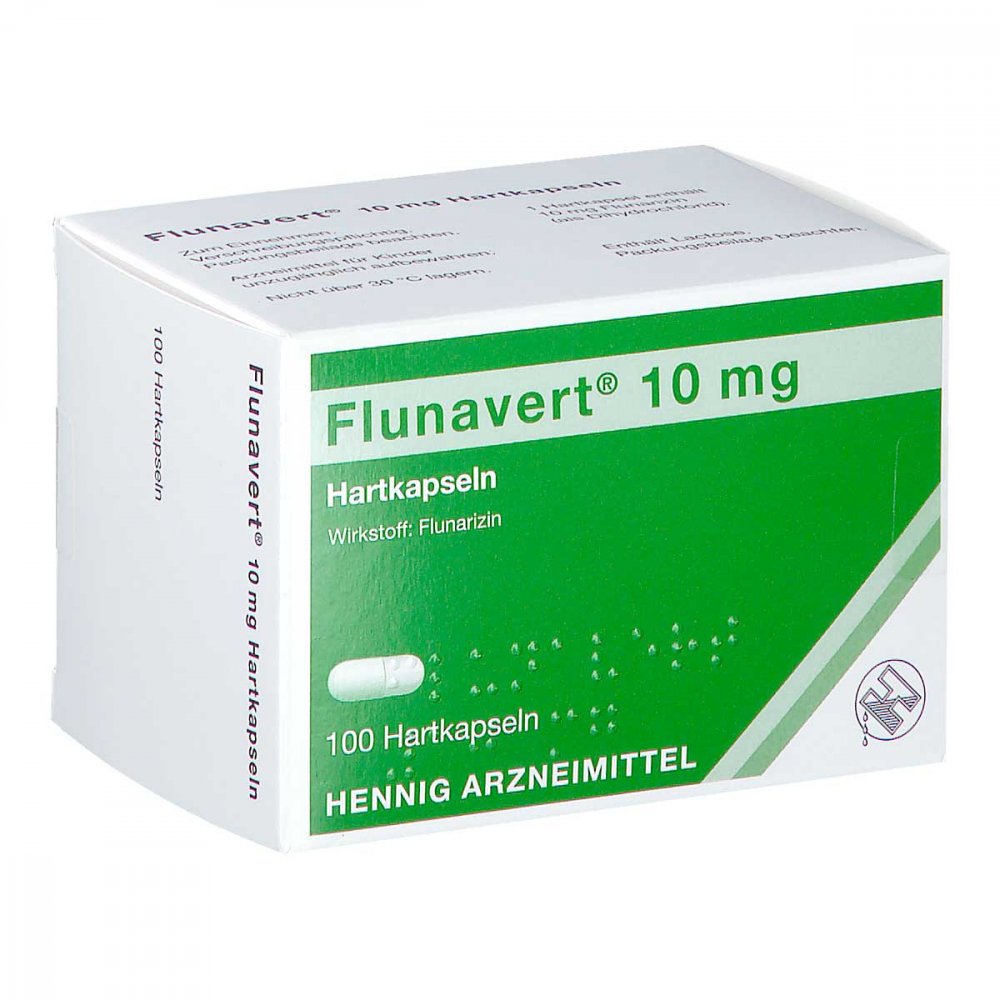 Das Produktfoto zeigt Flunavert 10 Mg Hartkapseln (100 stk) PZN 08702032