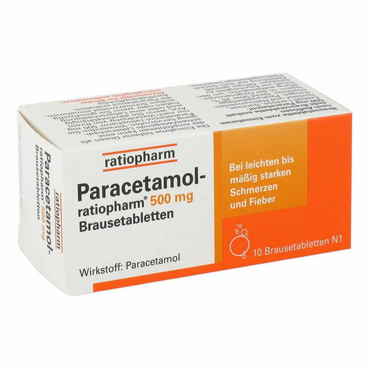Paracetamol-Ratiopharm 500 Mg Brausetabletten (10 stk)