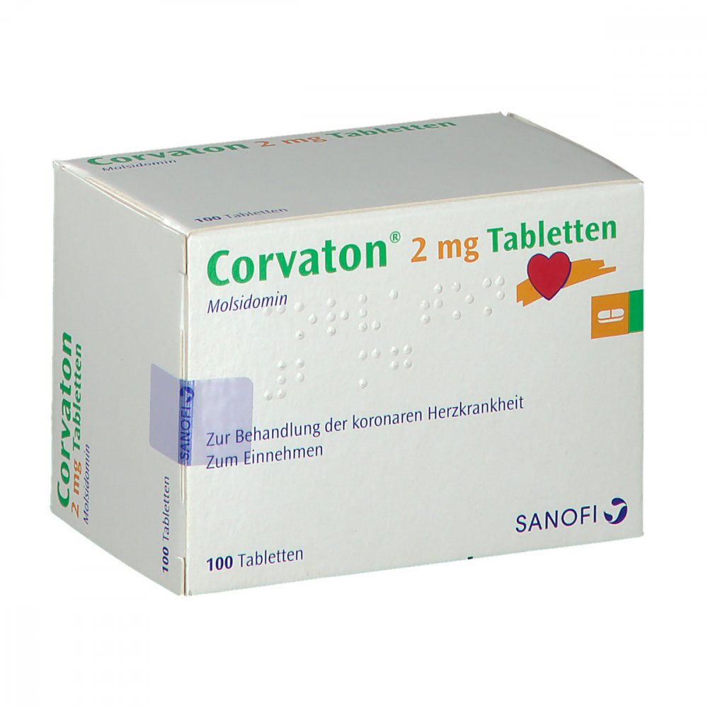 Corvaton 2 Mg Tabletten (100 stk)