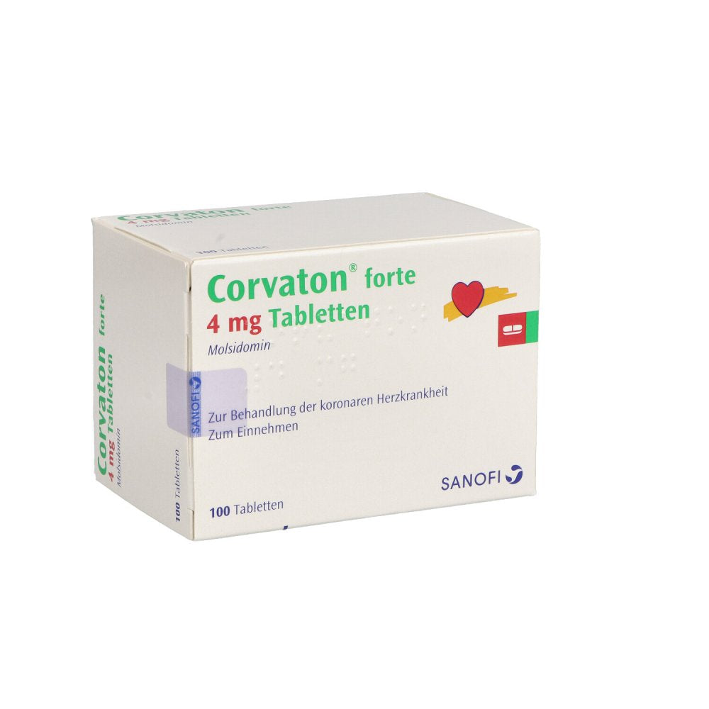 Das Produktfoto zeigt Corvaton Forte 4 Mg Tabletten (100 stk) PZN 08705361