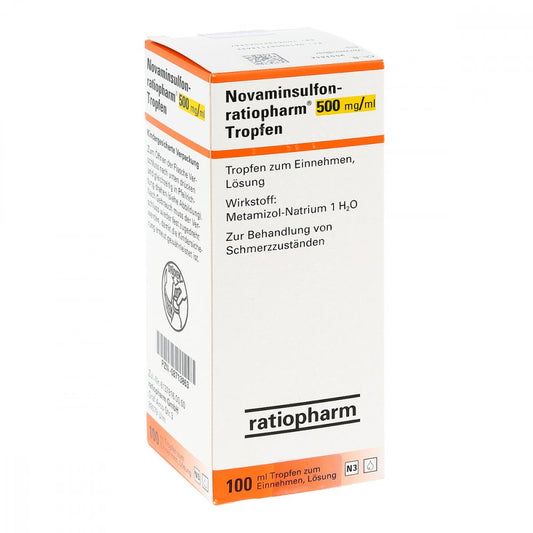 Novaminsulfon-Ratiopharm 500 Mg/Ml Tropfen Z.Einn. (100 ml)