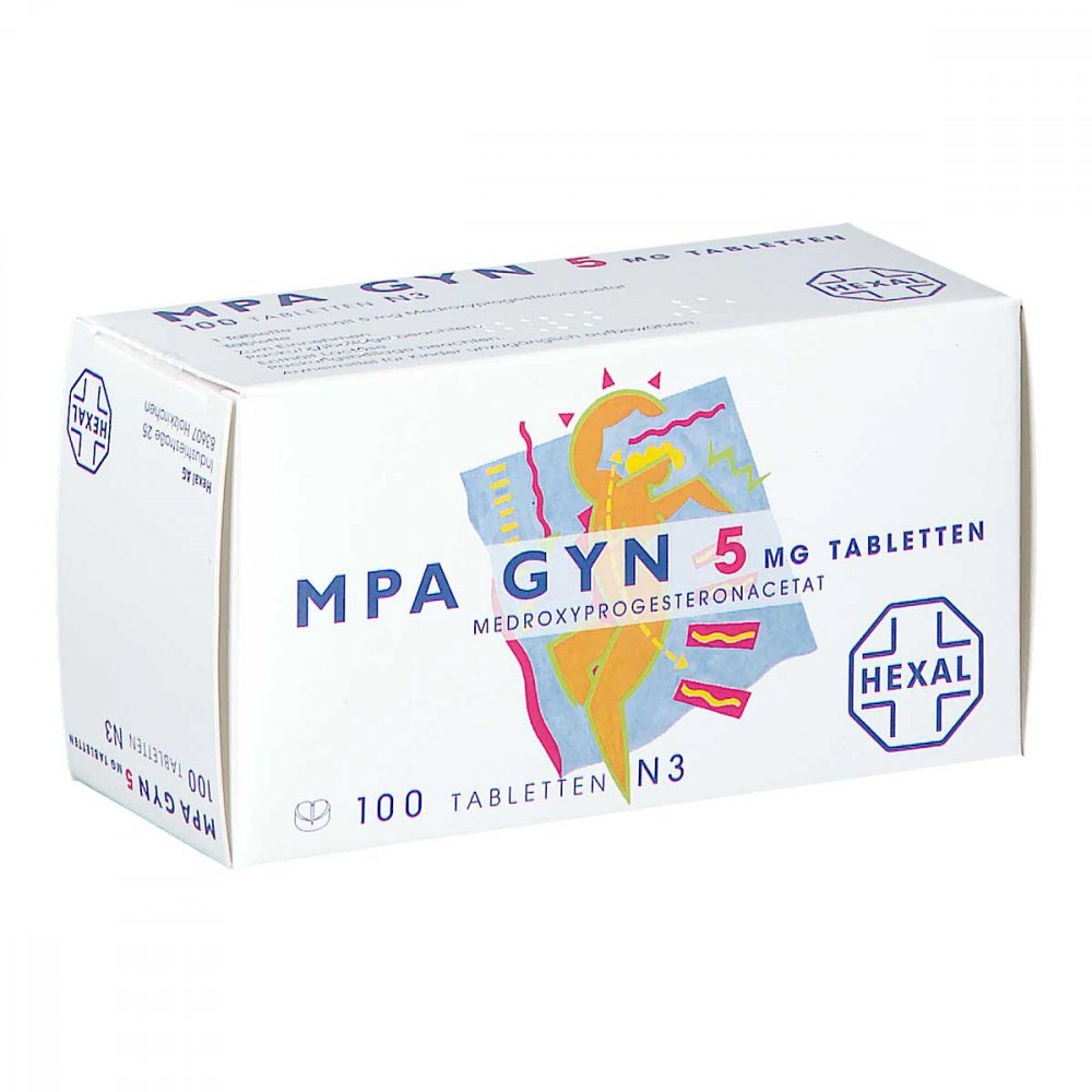 Das Produktfoto zeigt Mpa Gyn 5 Tabletten (100 stk) PZN 08728416