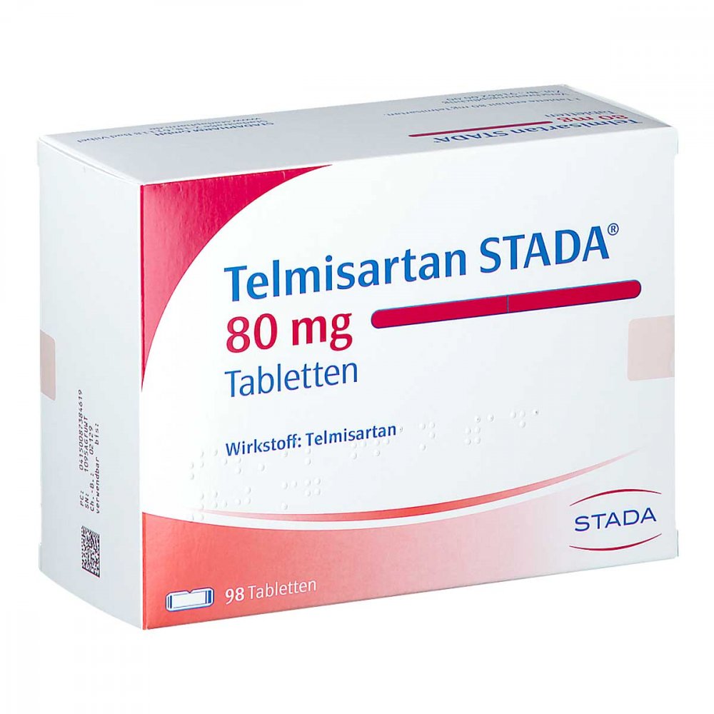 Telmisartan Stada 80 Mg Tabletten (98 stk)