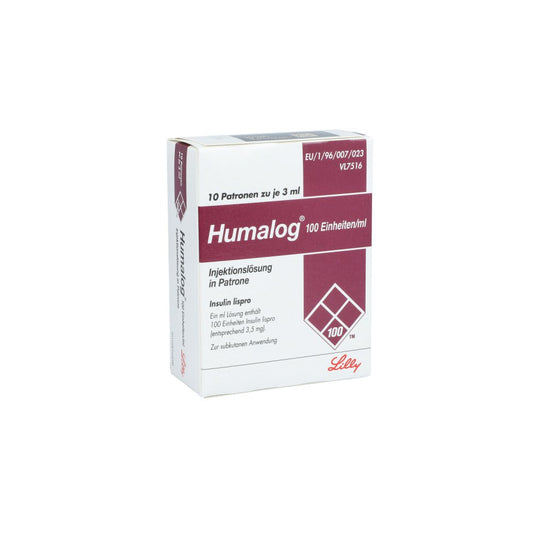 Humalog 100 E/Ml Patrone Injektionslösung (10X3 ml)