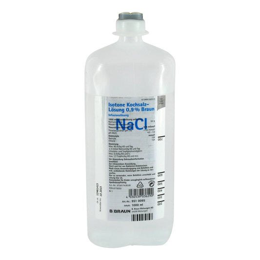 Isotone Kochsalz-Lösung 0,9% Braun Ecoflac Plus (1000 ml)