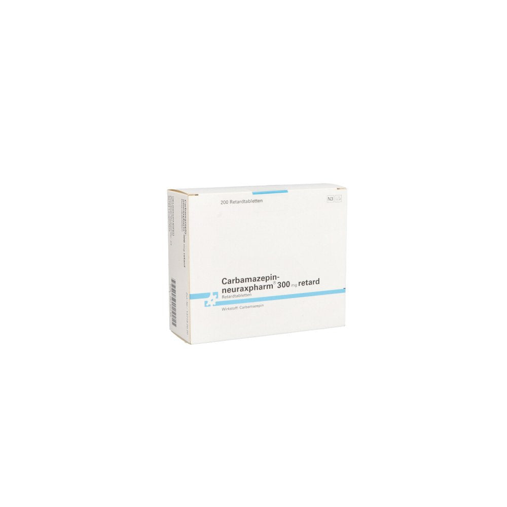 Das Produktfoto zeigt Carbamazepin-Neuraxpharm 300 Mg Retard Tabl. (200 stk) PZN 08782284