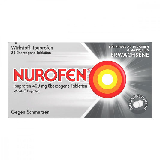 Nurofen Ibuprofen 400 Mg Überzogene Tabletten (24 stk)