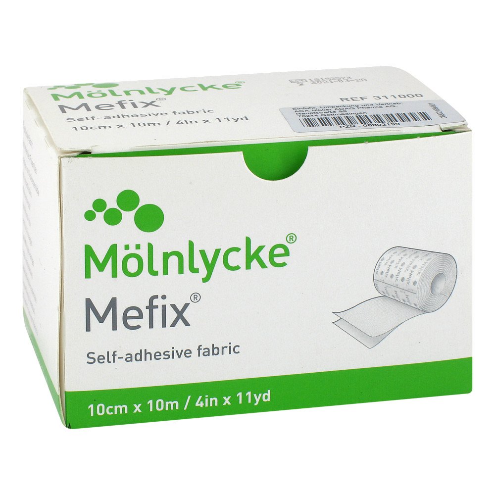 Das Produktfoto zeigt Mefix Fixiervlies 10 Cmx10 M (1 stk) PZN 08802199