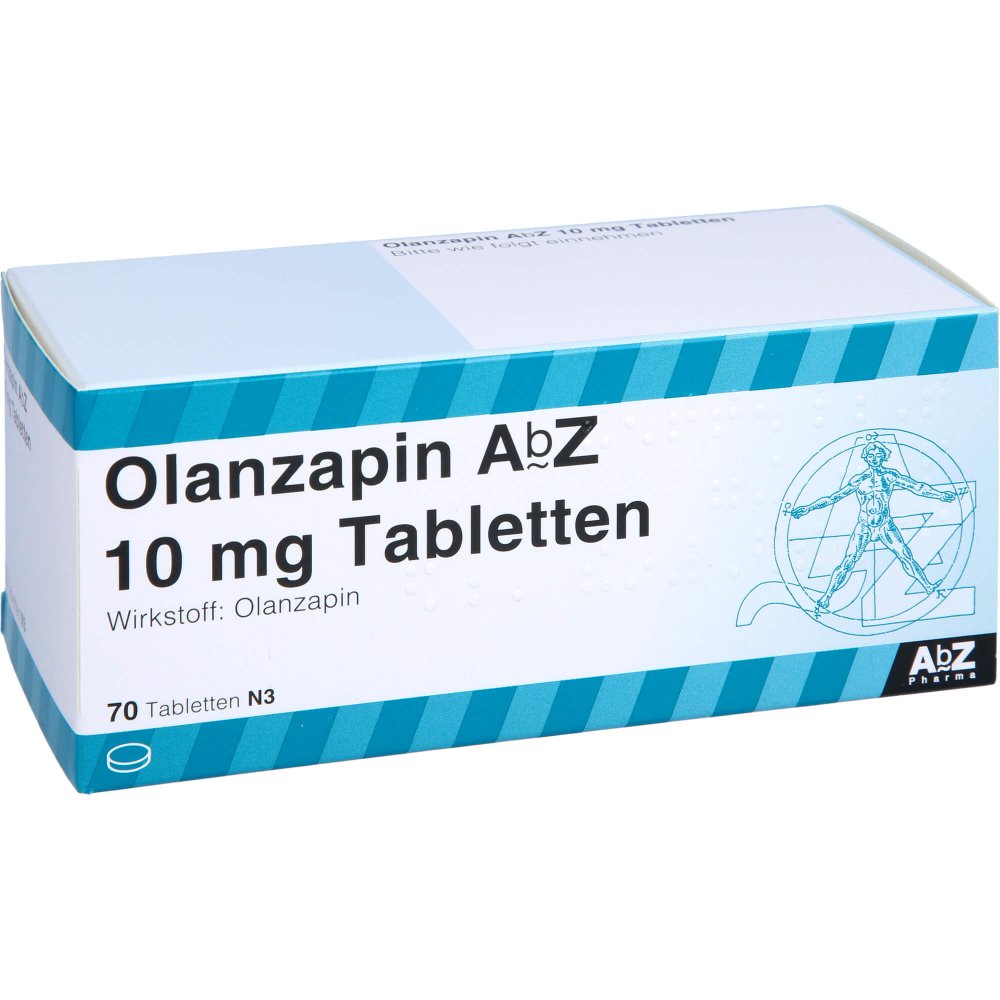 Olanzapin Abz 10 Mg Tabletten (70 stk)