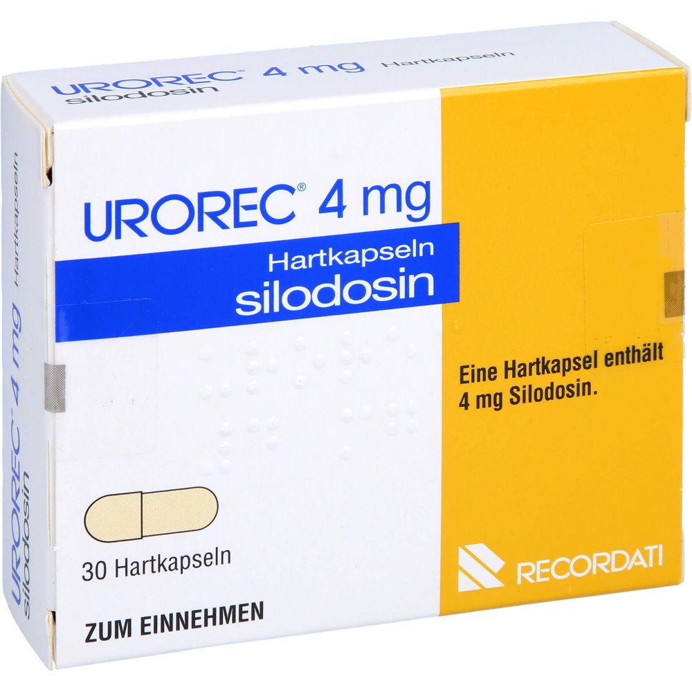 Das Produktfoto zeigt Urorec 4 Mg Hartkapseln (30 stk) PZN 08806027