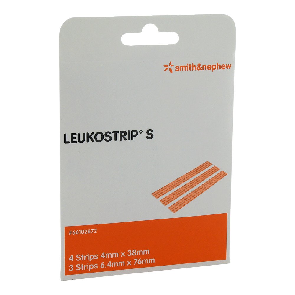 Das Produktfoto zeigt Leukostrip S Wundnahtstreifen 4x38 Mm (50X4 stk) PZN 08828253