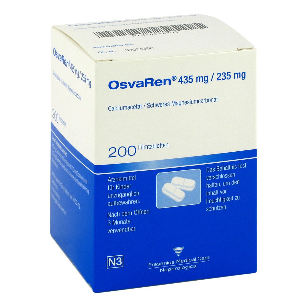 Das Produktfoto zeigt Osvaren Filmtabletten (200 stk) PZN 08832705