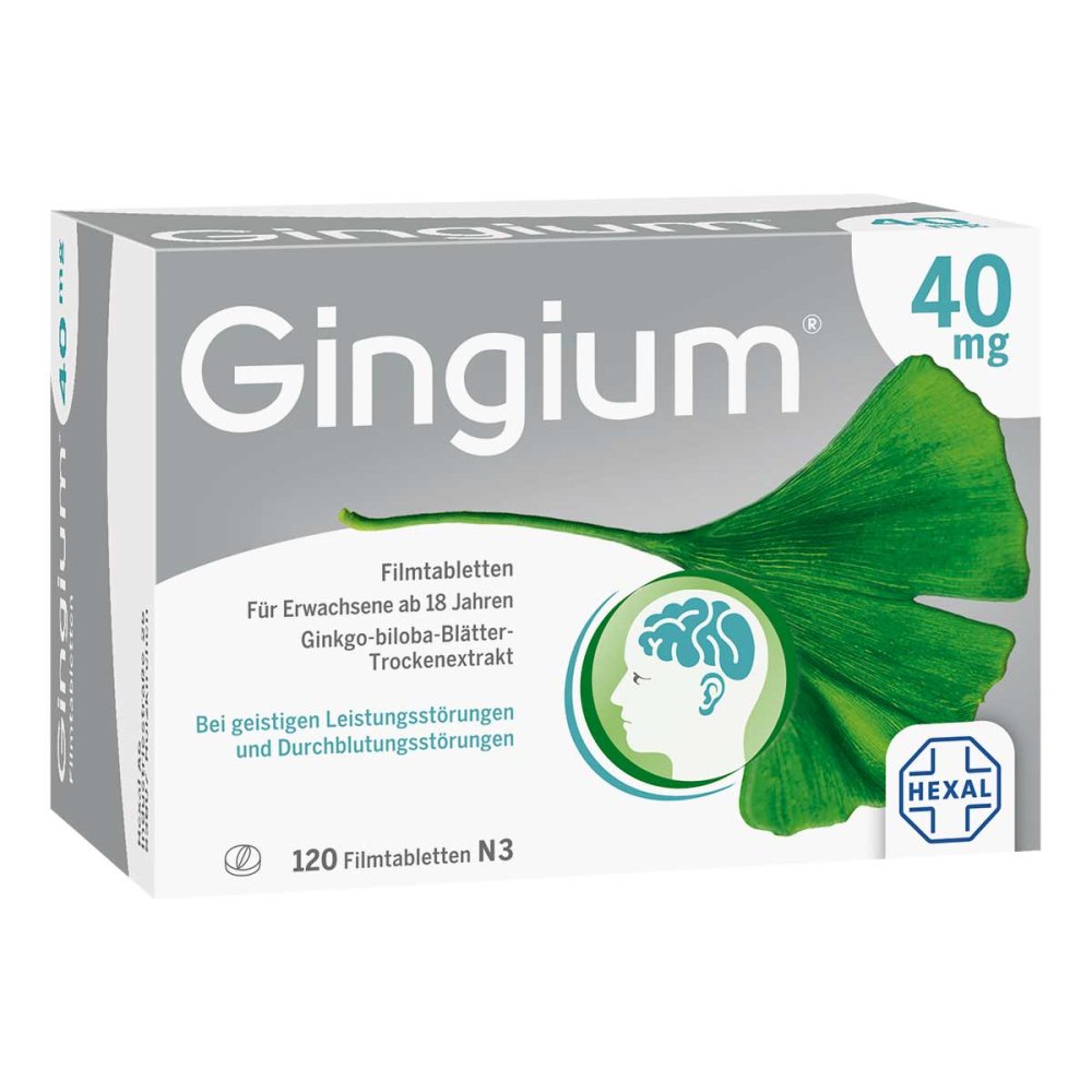 Gingium 40 Mg Filmtabletten (120 stk)