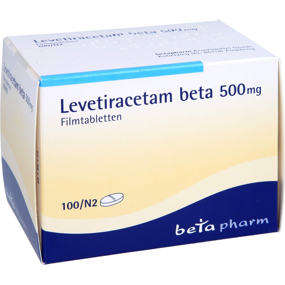 Levetiracetam Beta 500 Mg Filmtabletten (100 stk)