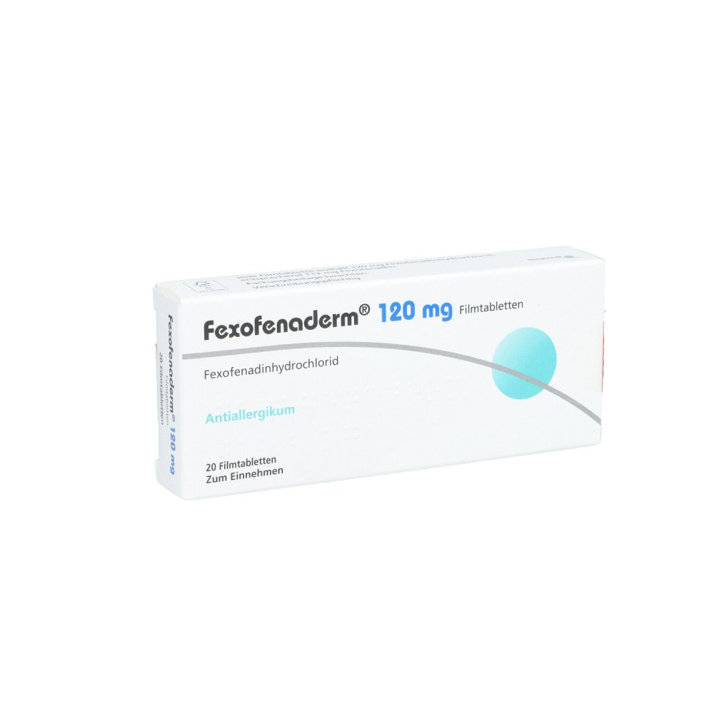 Fexofenaderm 120 Mg Filmtabletten (20 stk)