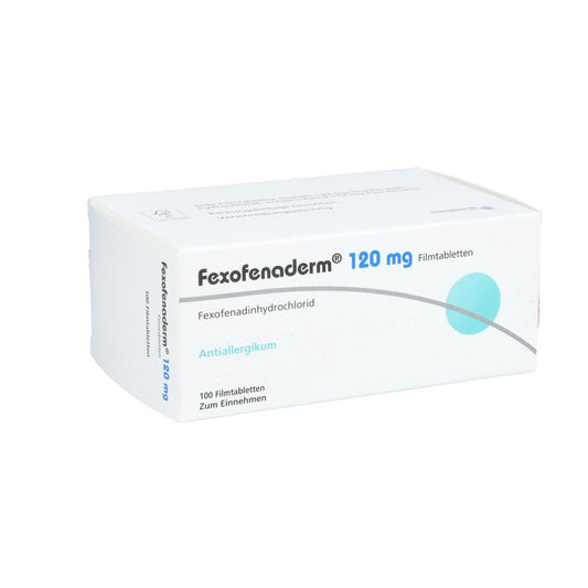 Fexofenaderm 120 Mg Filmtabletten (100 stk)