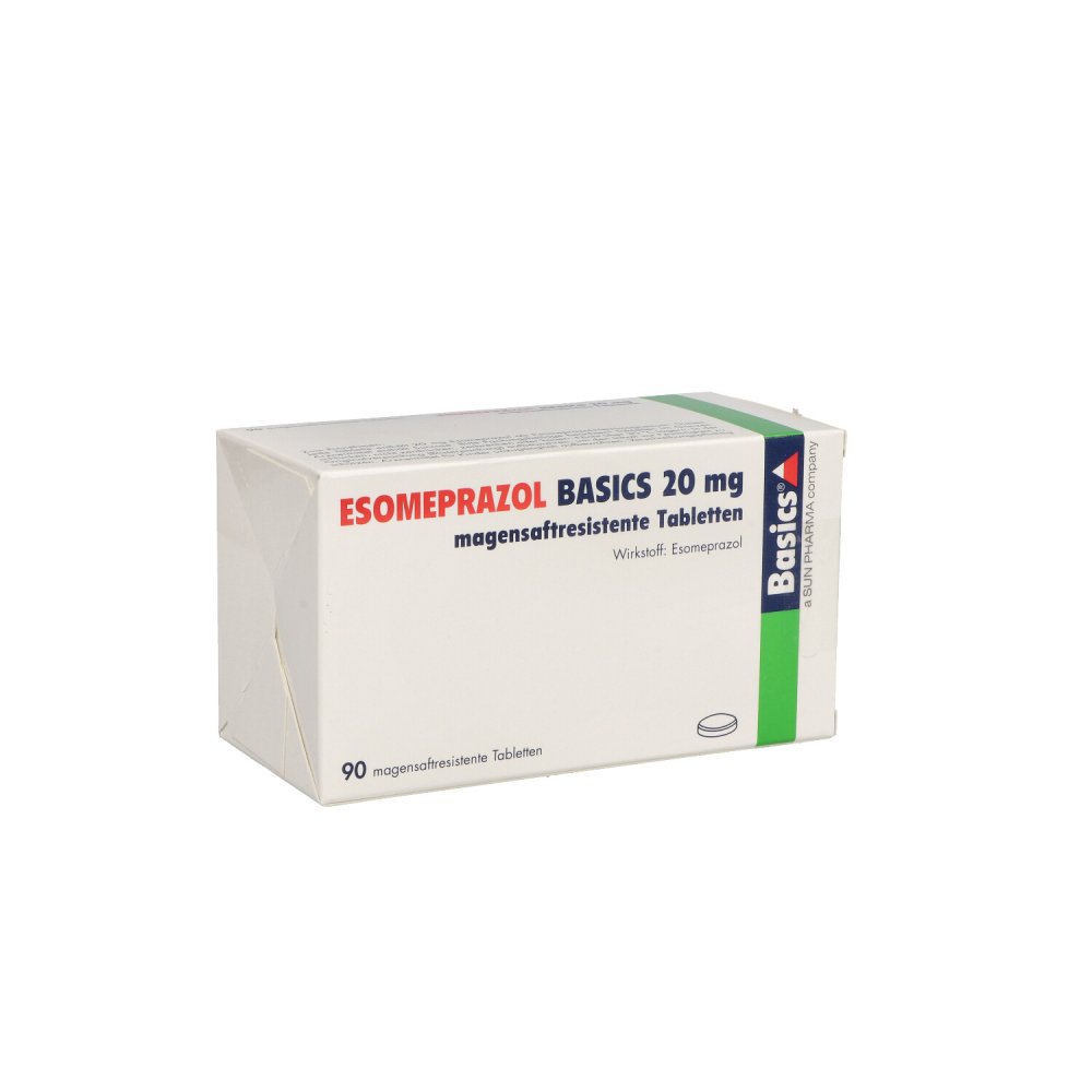 Esomeprazol Basics 20 Mg Magensaftres.Tabletten (90 stk)