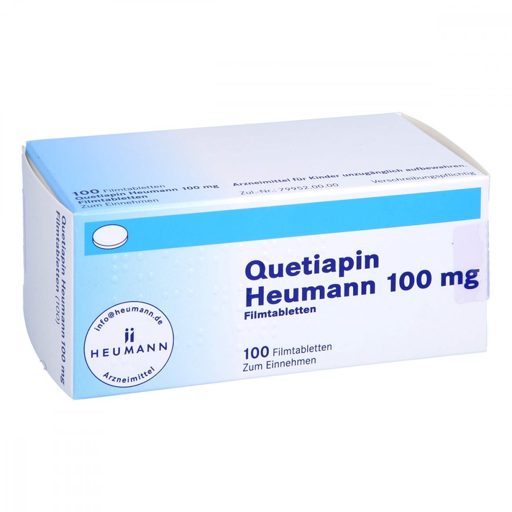 Quetiapin Heumann 100 Mg Filmtabletten (100 stk)