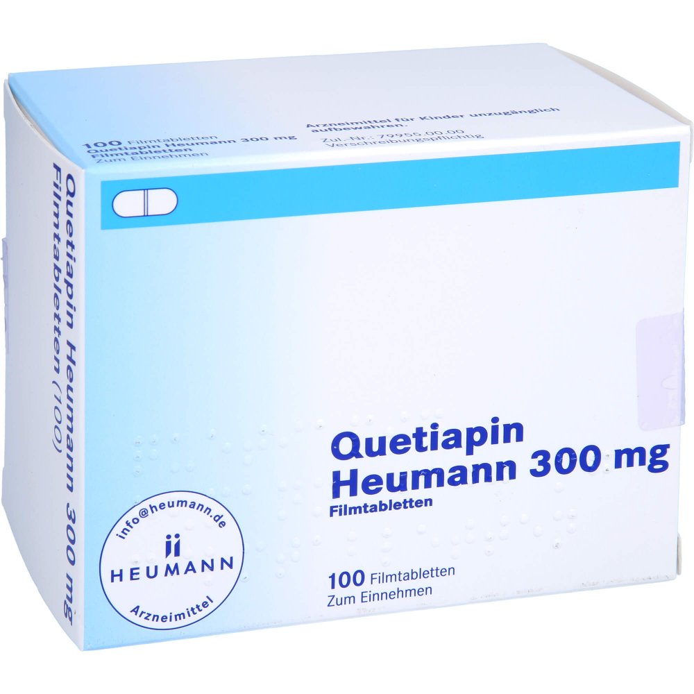 Quetiapin Heumann 300 Mg Filmtabletten (100 stk)